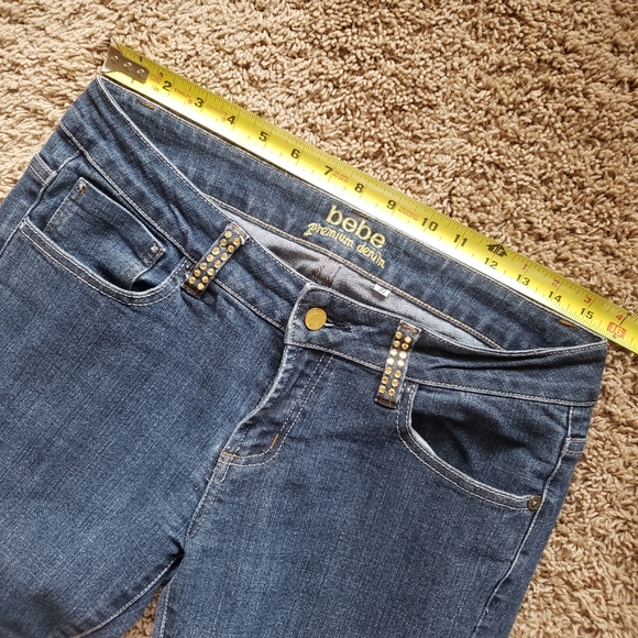 Bebe Embellished Jeans Size 30 - Picture 7 of 10